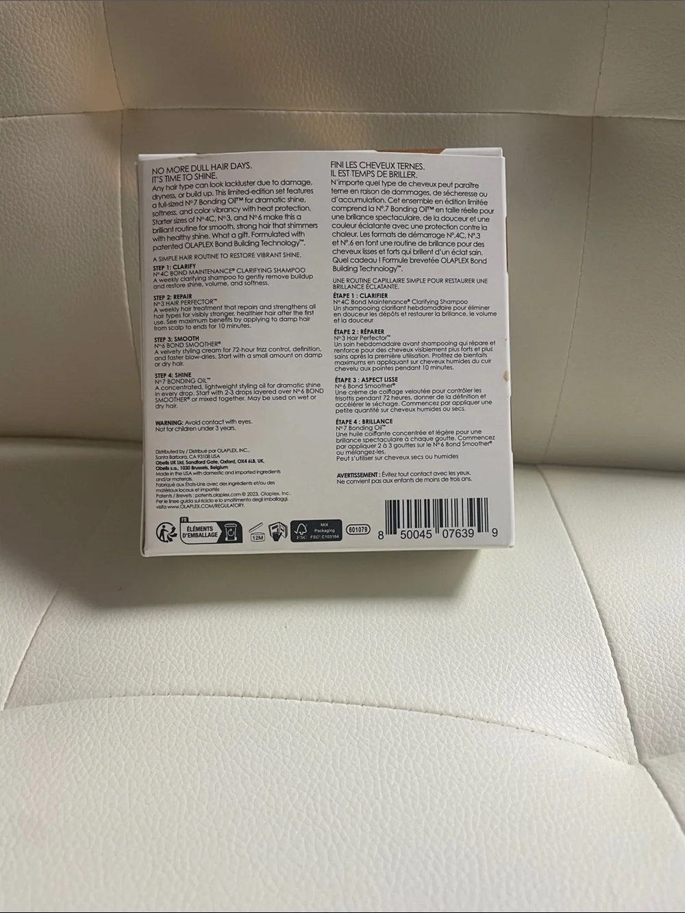 OLAPLEX Hair Repair Kit — White & Gold